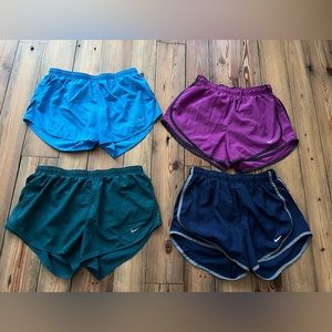 4 pairs of Nike Tempo Running Shorts